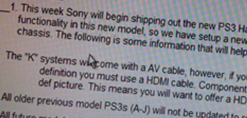 Rumour: New PS3 SKU removes HD from component cables