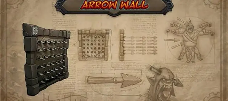 Orcs Must Die! 'Arrow Wall' trap vid
