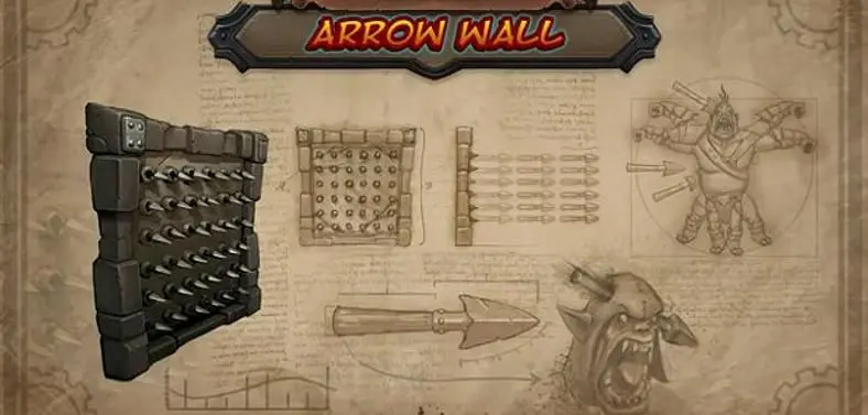Orcs Must Die! 'Arrow Wall' trap vid
