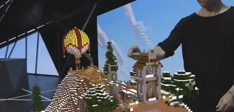 E3 2015: Minecraft version built for Microsoft HoloLens