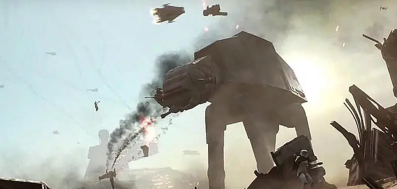 Star Wars: Battlefront shows off The Force Awakens' Battle of Jakku in new teaser