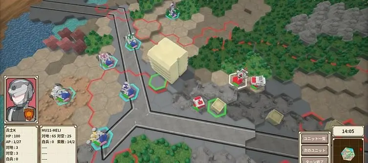 One-inch Tactics seems like a Spiritual Successor to Turn-Based Strategy series Power Dolls
