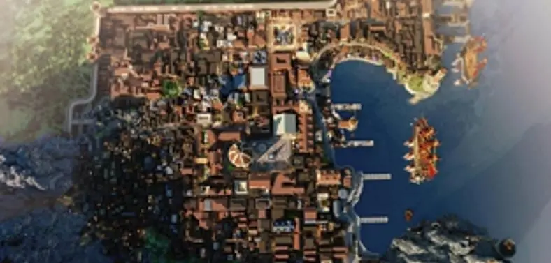 King's Landing from Game of Thrones recreated in Minecraft, took over 4 months