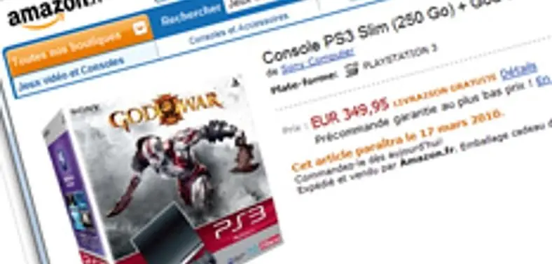 Retailers have God of War III for mid March, PS3 bundle out on 17th