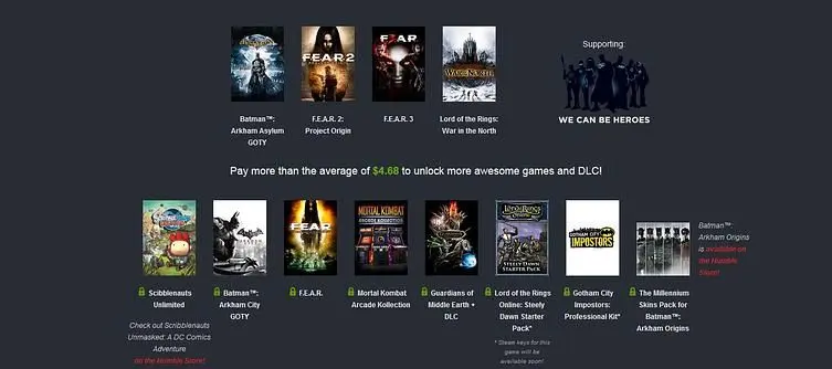 Warner Bros. Interactive adds even more games to Humble Bundle