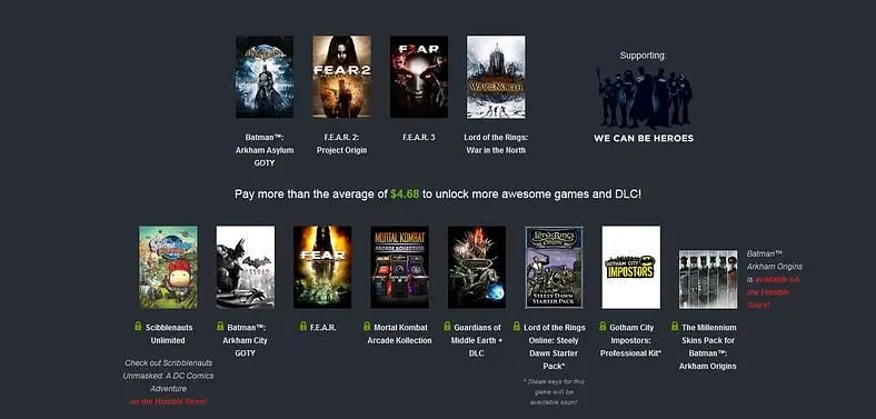 Warner Bros. Interactive adds even more games to Humble Bundle