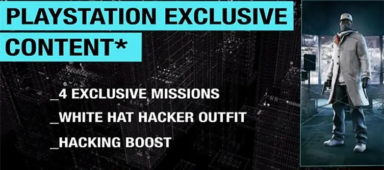 Watch Dogs' PlayStation exclusive missions "also available on PC"