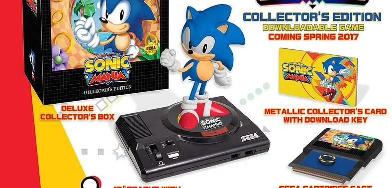 Sonic Mania's Gold Ring Collector's Edition Is Coming to Europe 