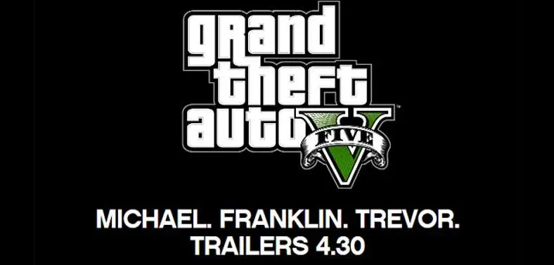 Rockstar tease April 30th for "Michael. Franklin. Trevor." GTA 5 trailers
