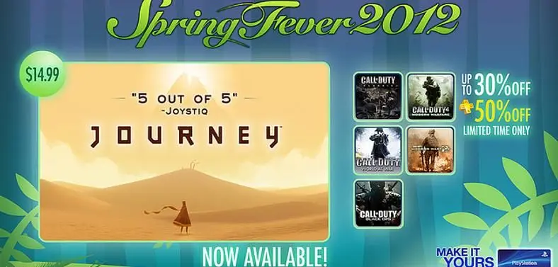 PSN's Spring Fever 2012 features Call of Duty and new PSN titles