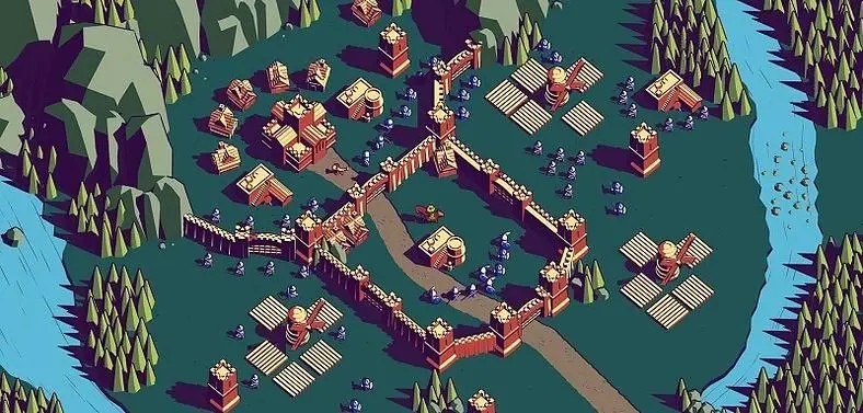 Minimalist Strategy Game Thronefall Enters Steam Early Access This August