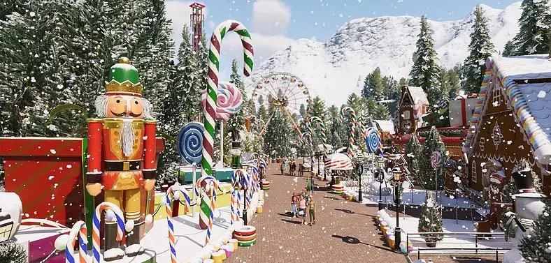 Planet Coaster 2's Update 8 Releases in Early December, Bringing Festive Cheer, Scalable Animated Scenery, and More