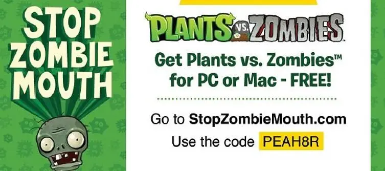 Free Plants vs. Zombies giveaway seeks to end Halloween tooth decay
