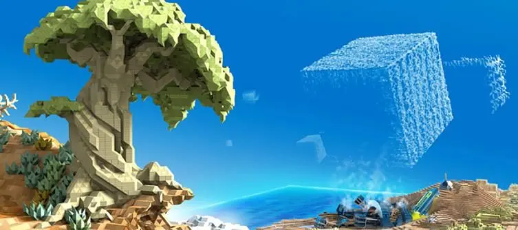 New first-person voxel-based RPG/builder called Planets³ on Kickstarter