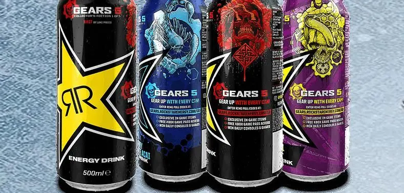 Gears 5 Rockstar Skins - What you get with Energy Drink ring codes