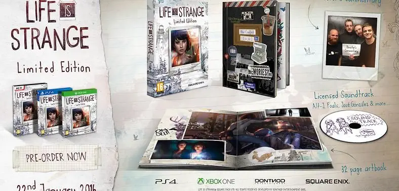 Life Is Strange getting special retail boxed edition in January 2016