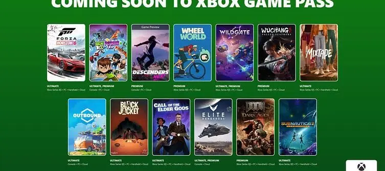 Games Coming to Xbox Game Pass in 2026 - May: Forza Horizon 6, Subnautica 2, Mixtape, and More