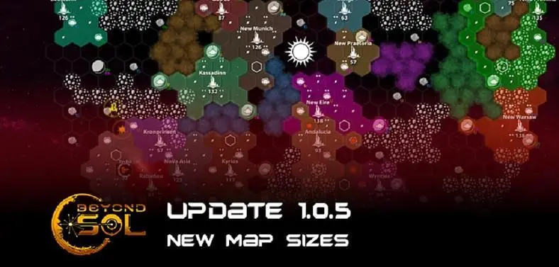 Beyond Sol explore massive map proportions in new update