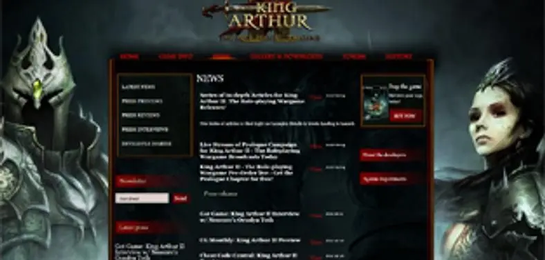 Paradox launch official website for King Arthur II - The Role-playing Wargame