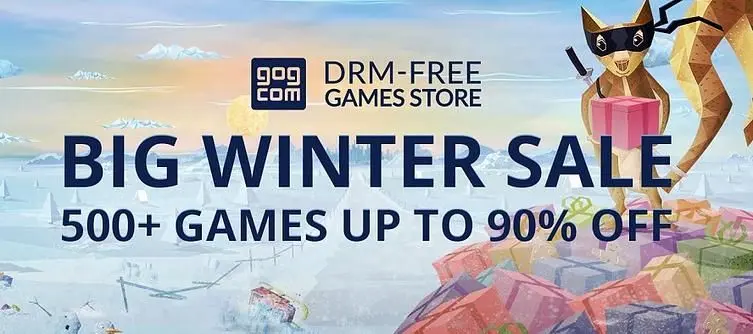 GOG Winter Sale is now in effect
