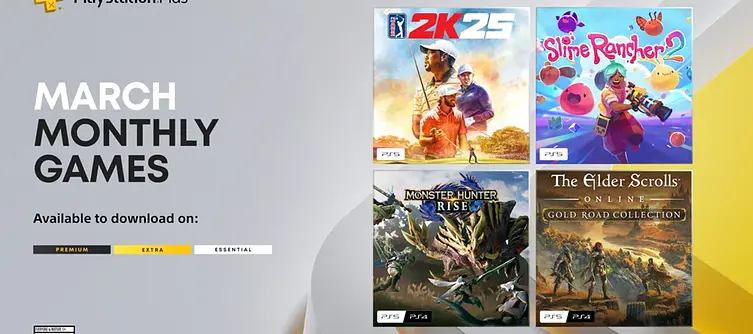 PlayStation Plus Essential Games List for March 2026