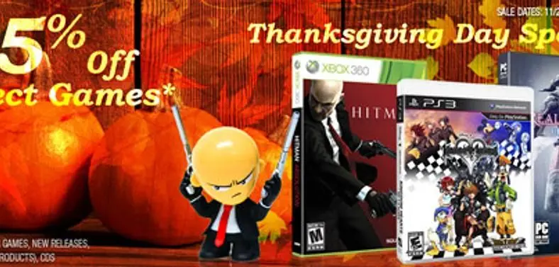 Square Enix offering Thanksgiving deals on games in online store