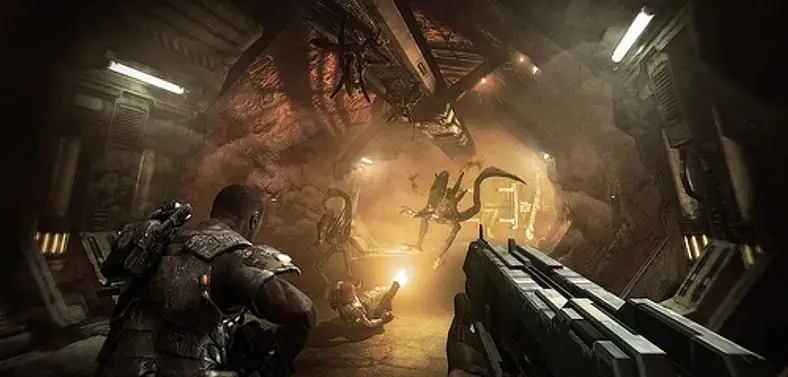 First Aliens vs. Predator Screenshot