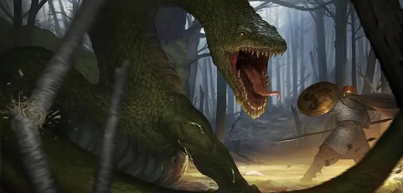 Hunt Down And Slaughter The Lindwurm For Its Treasure In Some New (Free) Battle Brothers DLC Today