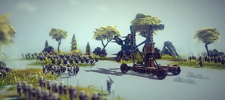 Besiege on Steam Greenlight, build your own siege weapons for conquest