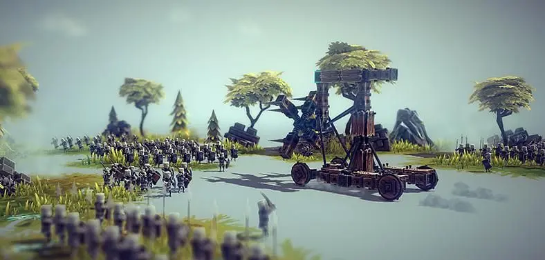 Besiege on Steam Greenlight, build your own siege weapons for conquest