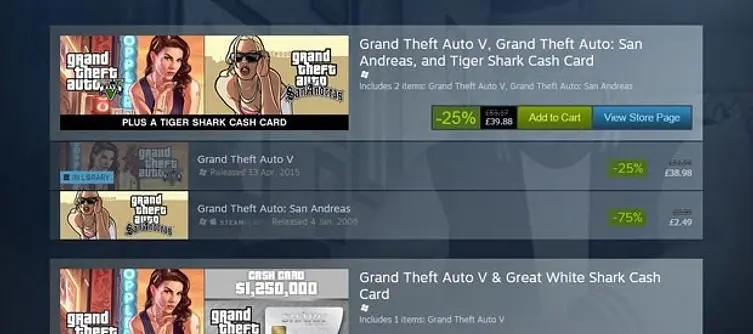 Advertising Standards Authority rules Valve misled customers with Grand Theft Auto V Steam Sale