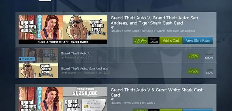 Advertising Standards Authority rules Valve misled customers with Grand Theft Auto V Steam Sale