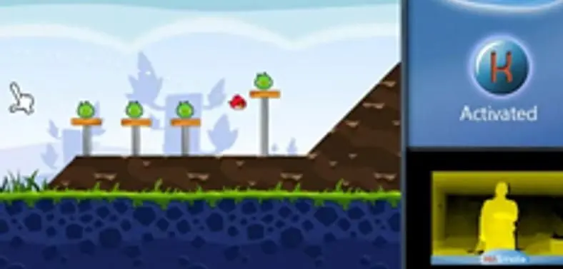 Angry Birds with Windows-hacked Kinect, mod declared 'cool'
