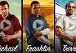 Three characters featured in three trailers for Grand Theft Auto V