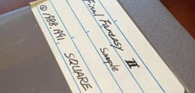 Owner selling "only legitimate copy" of US NES cartridge of Final Fantasy 2