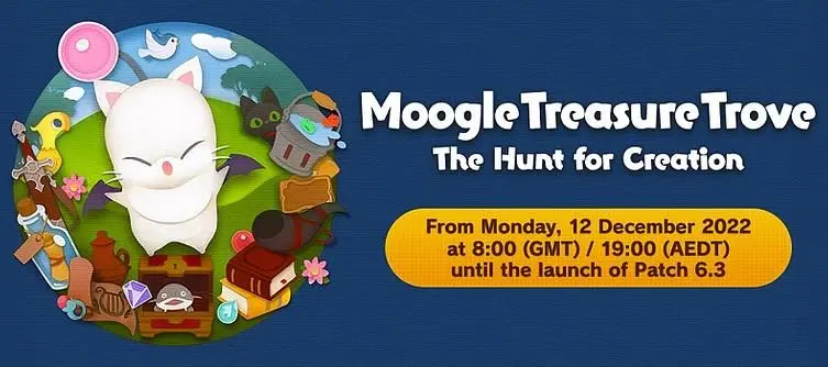 FFXIV Moogle Treasure Trove 2022 - The Hunt for Creation Event Start and End Dates, Rewards 