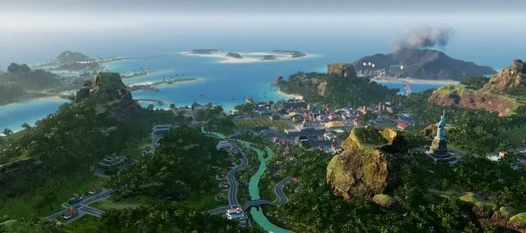 Around 150 Buildings And 18 Landmarks Are Available To El Presidente In Tropico 6 Says Level Designer