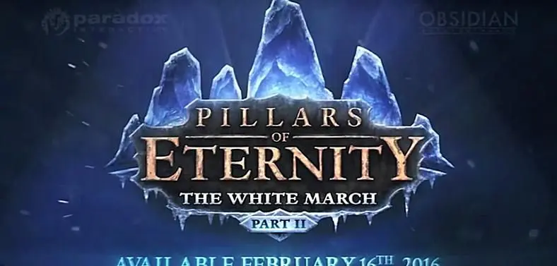 The White March Part 2 expansion coming February 16 for Pillars of Eternity