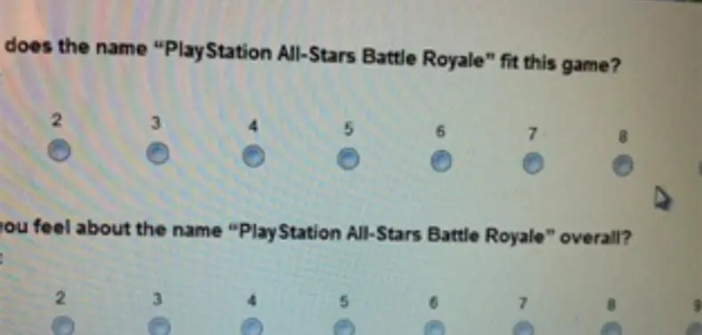 Sony survey proposes 'PlayStation All-Stars Battle Royale' title name