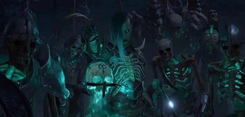 Diablo 4's Necromancer Can Fight Solo or Rely on An Army of Undead Minions