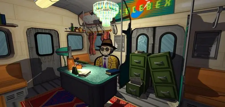 Stylish first person adventure Jazzpunk announced by Necrophone