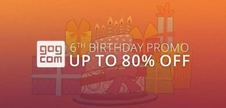 GOG.com offers a bunch of cheap deals in special Sixth Birthday Promo sale