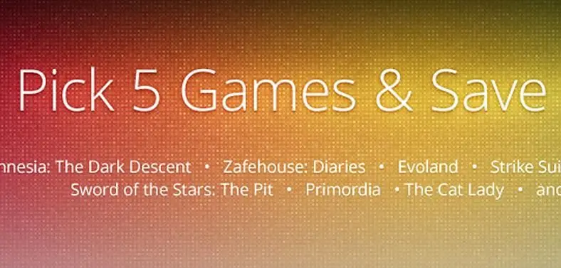 GOG.com High Five sale running week-long 'Pick 5 Games, Save 80%' promo