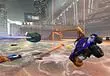 Rocket League player breaks through the bounds of the arena, explores dystopian hellscape