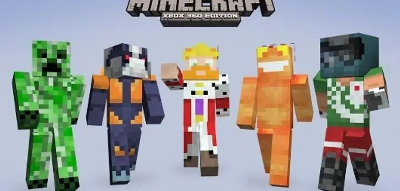 Minecraft XBLA downloadable content skins revealed