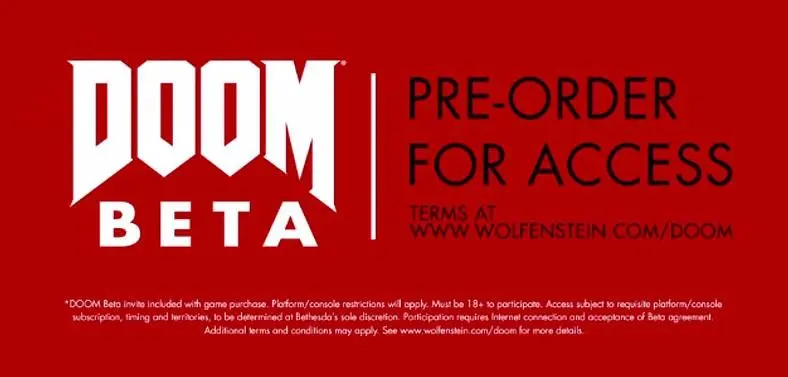 Wolfenstein: The New Order pre-orders include "DOOM beta" keys