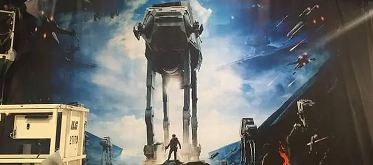 Star Wars: Battlefront banner at Star Wars Celebration spotted