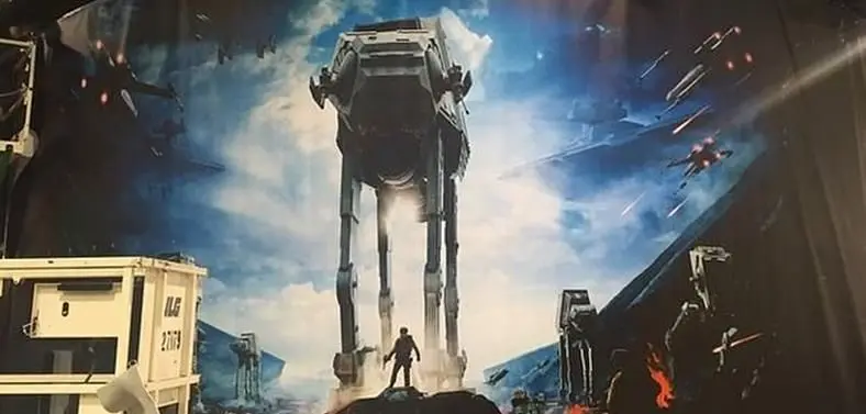 Star Wars: Battlefront banner at Star Wars Celebration spotted
