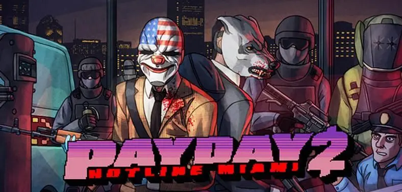 Payday 2: Hotline Miami DLC pack available now on Steam