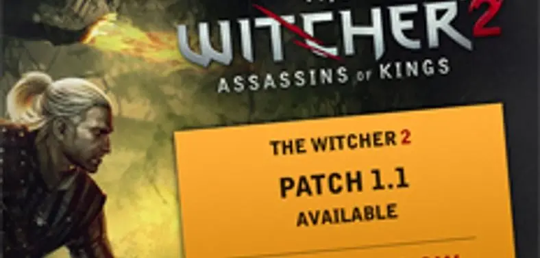 The Witcher 2 launcher "not yet stable", patch 1.1 ditches DRM